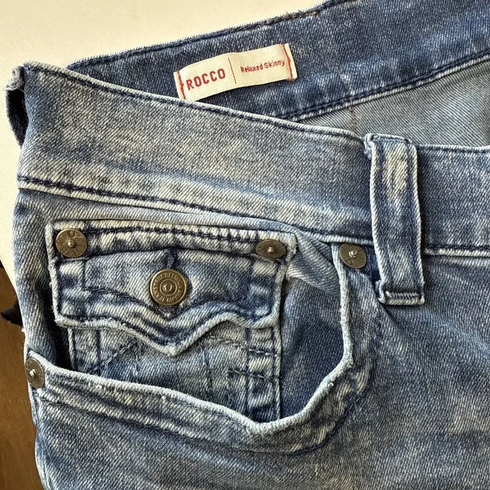 True Religion Rocco Relaxed Skinny Men's Jeans Size‎ 34